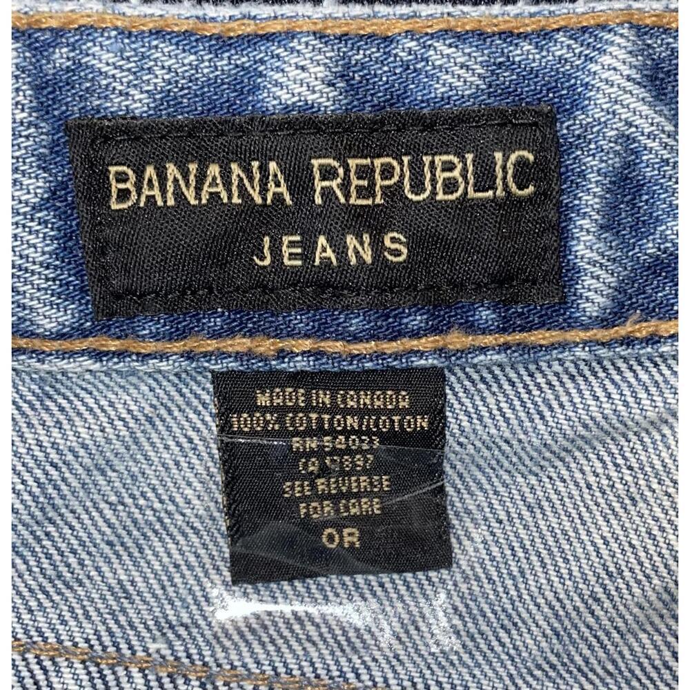 Classic Banana Republic Women’s High-Rise Tapered Light Wash Jeans, Size 0R - Picture 4 of 5